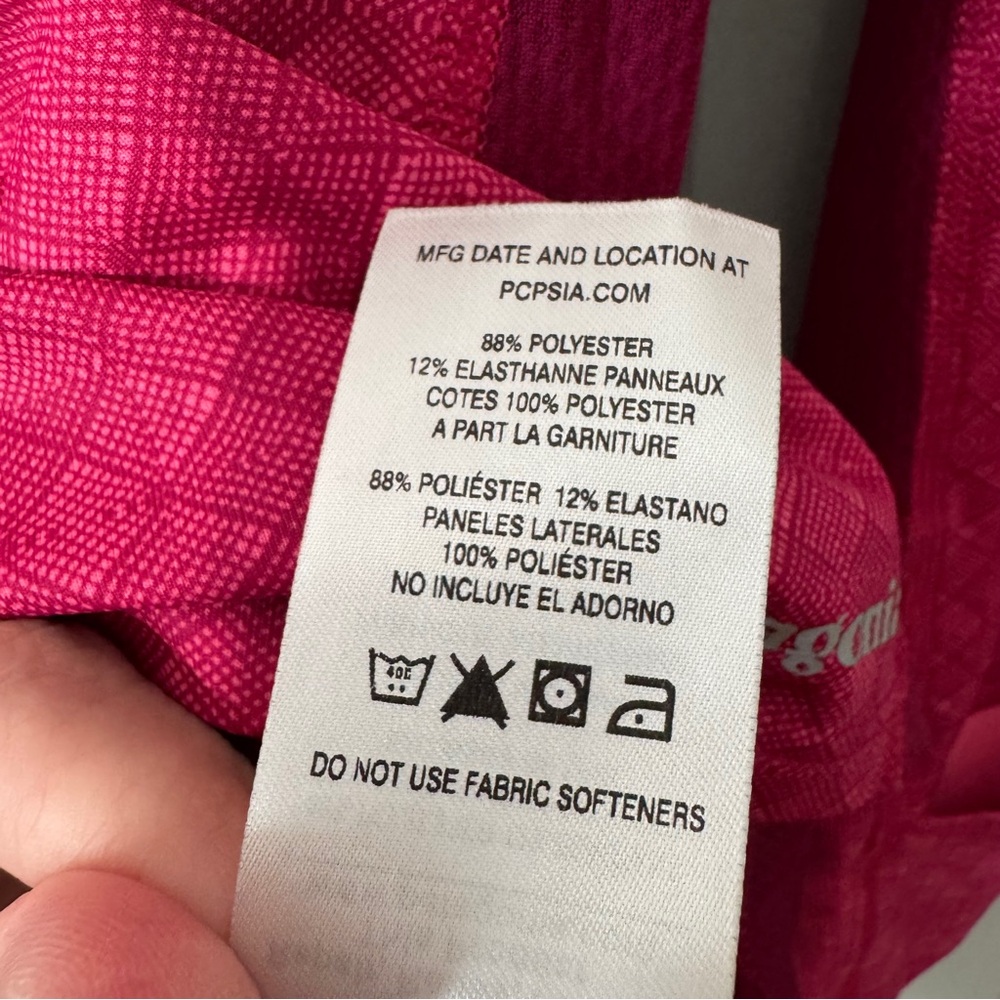 Patagonia Pink All Weather Zip-Neck‎ Shirt Women's Size Small - Picture 12 of 15
